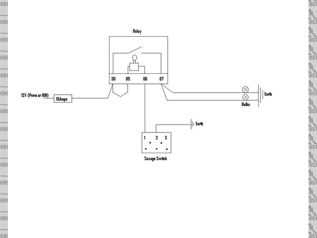 Headlamp Wiring Diagram